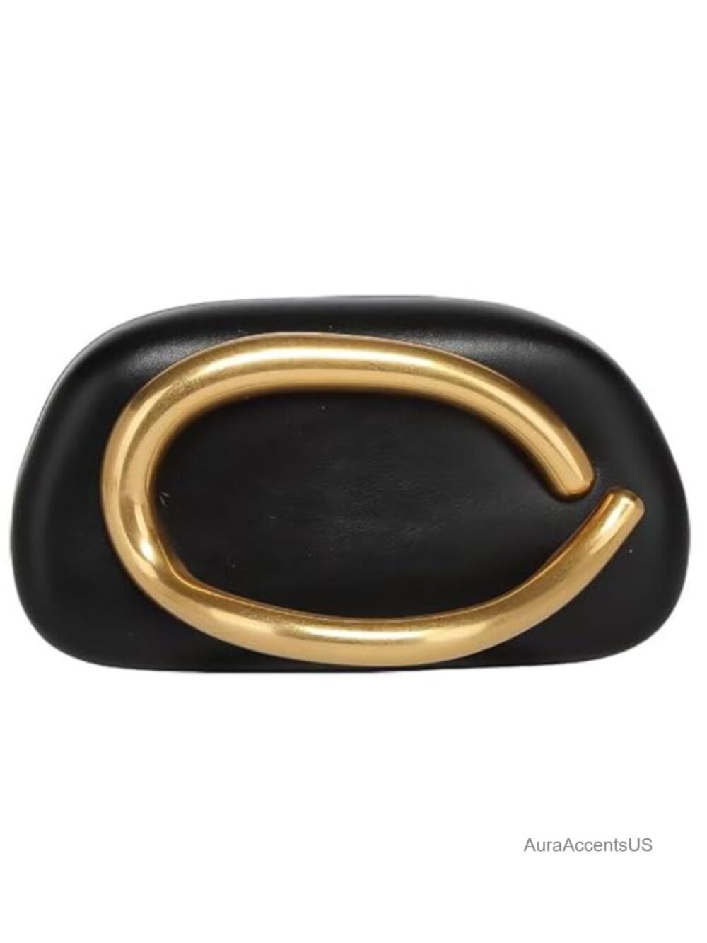 PU Leather Shell Shape Evening Bag Detachable Chain Crossbody Clutch Purse